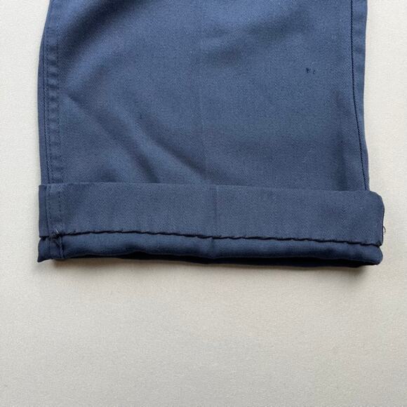 Vintage Levis Sta-Prest Pants Mens 42 Navy Blue Chino Straight Leg Slacks 80s - Picture 8 of 16